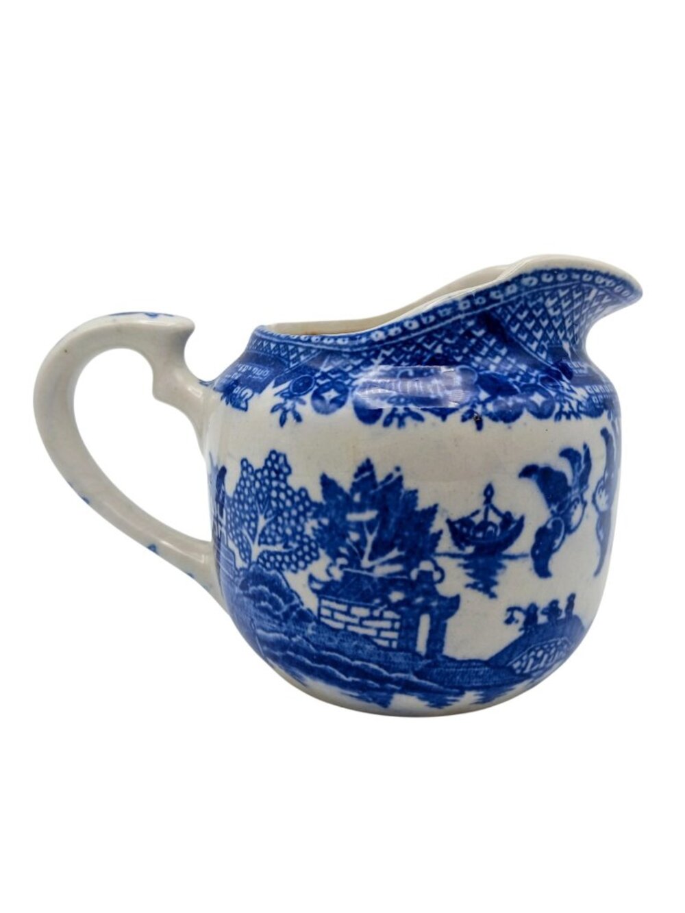 Vintage Blue Willow Creamer, Made in Japan, Circa 1930s–1940s